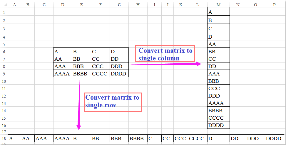 973x492 How To Convert Matrix To Vector Or Single Column In Excel