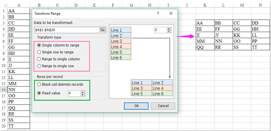 940x454 How To Convert Vector Single Row Or Column To Matrix In Excel