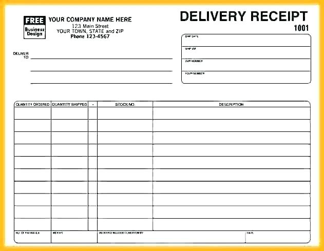 free shipping manifest template