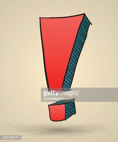 Abstract Exclamation Mark Vector Stock Vectors 379x456 Abstract Exclamation Mark Vector Stock Vectors