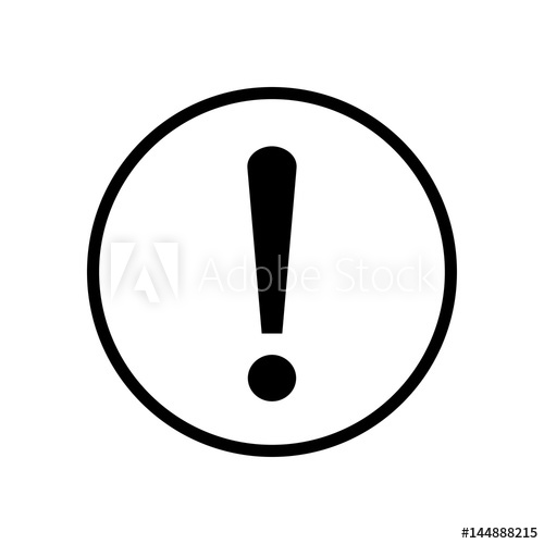 Exclamation Mark Vector 500x500 Exclamation Mark Vector