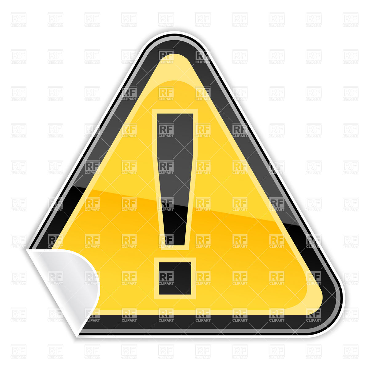 Sticker With Exclamation Mark Vector Image Of Signs, Symbols, Maps 1200x1200 Sticker With Exclamation Mark Vector Image Of Signs, Symbols, Maps