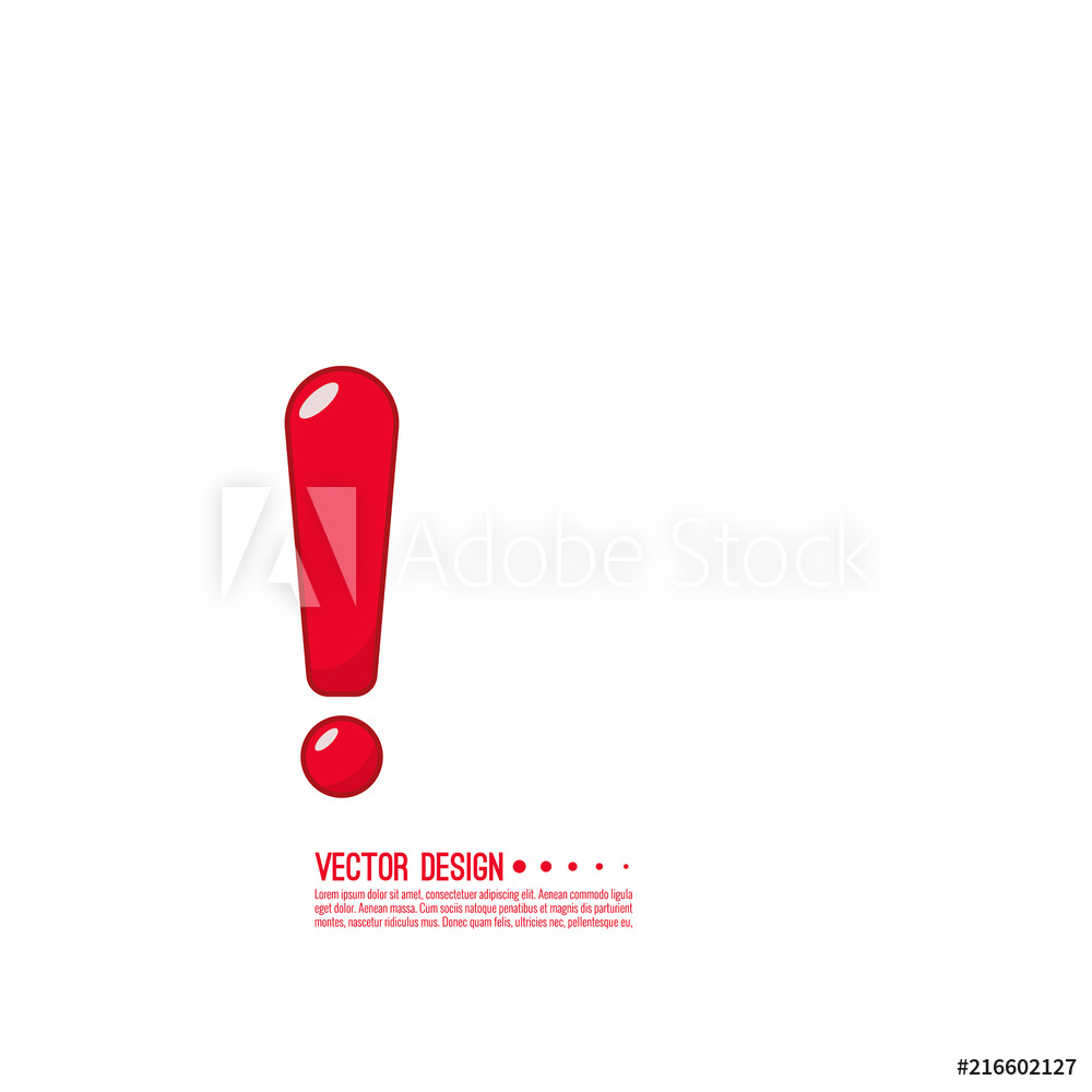 Photo Art Print Exclamation Mark Vector Icon Attention Sign 1000x1000 Photo Art Print Exclamation Mark Vector Icon Attention Sign