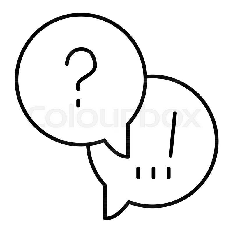Question Mark And Exclamation Point, Stock Vector Colourbox 800x800 Question Mark And Exclamation Point, Stock Vector Colourbox