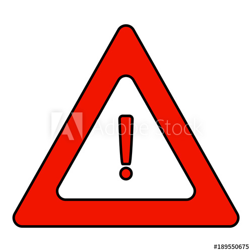 Road Triangular Warning Sign A Triangle Icon With An Exclamation 500x500 Road Triangular Warning Sign A Triangle Icon With An Exclamation