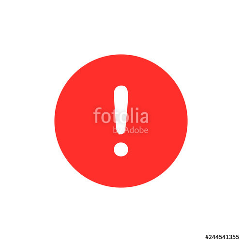 Exclamation Mark, Exclamation Point Vector Stock Image 500x500 Exclamation Mark, Exclamation Point Vector Stock Image