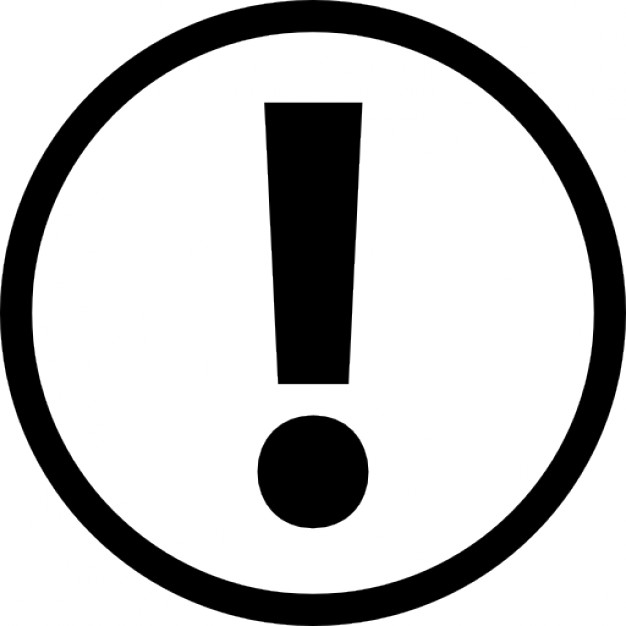 Exclamation Mark Icon 626x626 Exclamation Mark Icon