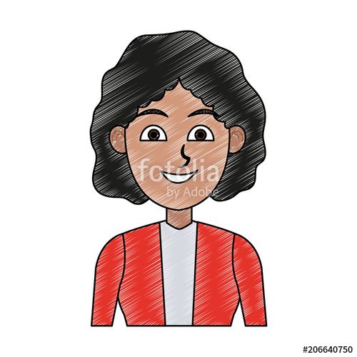 500x500 Executive Business Woman Cartoon Vector Illustration Graphic