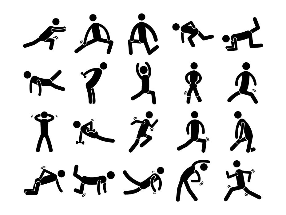 Exercise Icon Vector at Vectorified.com | Collection of Exercise Icon ...