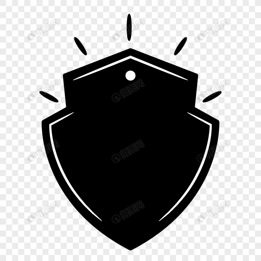 860x860 Physical Exercise Black Shield Icon Vector Material Png