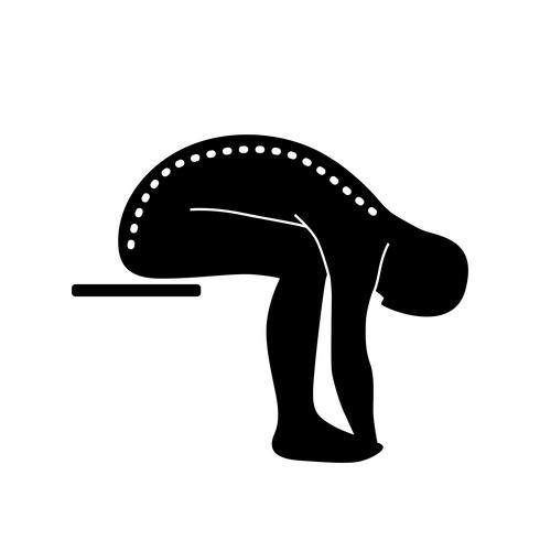 490x490 Stretching Exercise Icon To Stretch Back And Neck Seated