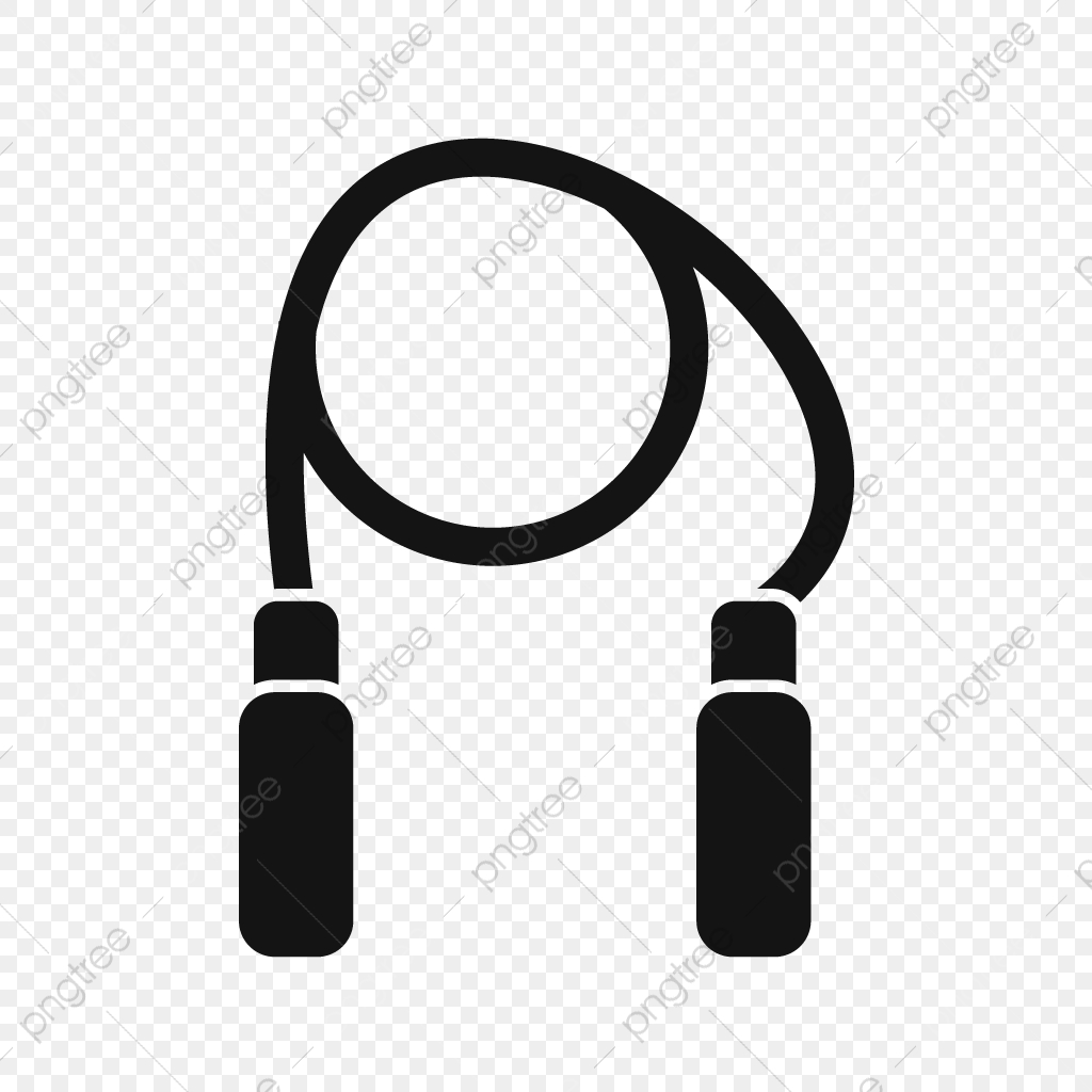 1024x1024 Vector Jumping Rope Icon, Skipping Icon, Exercise Icon, Jumping