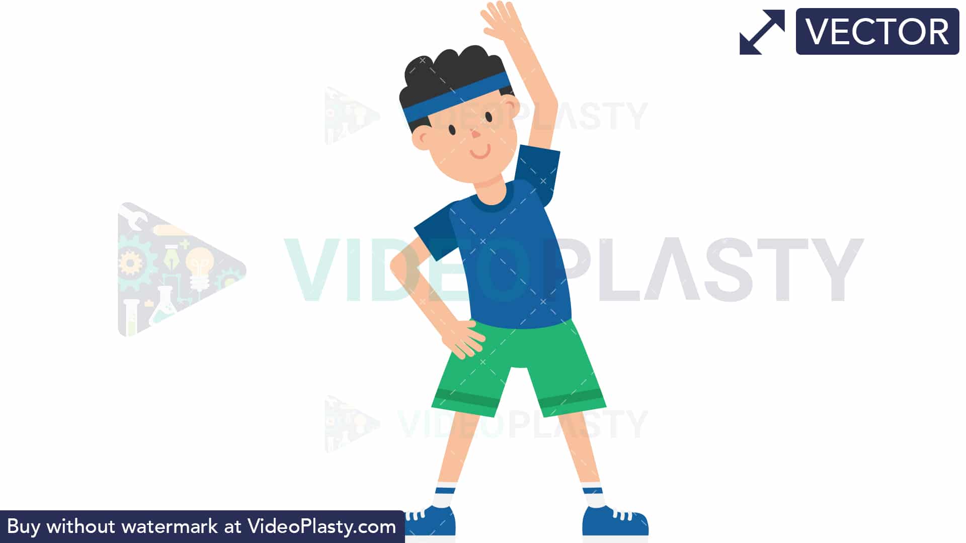 1920x1080 Man Doing Warm Up Exercise