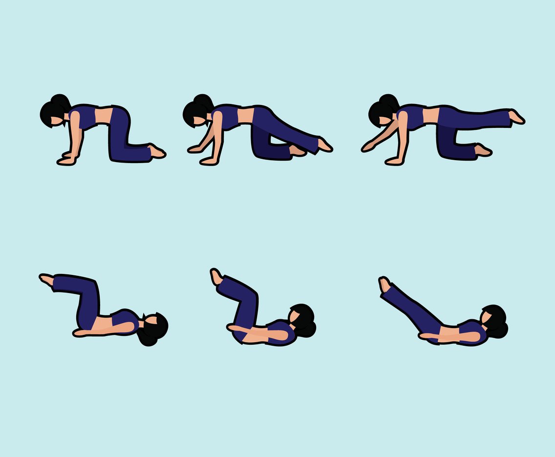 1136x936 Pilates Exercise Vector Vector Art Graphics