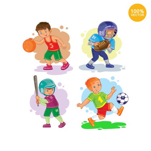 500x500 Childrens Physical Exercise Vector Free Download