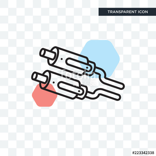 500x500 Exhaust Pipe Vector Icon Isolated On Transparent Background
