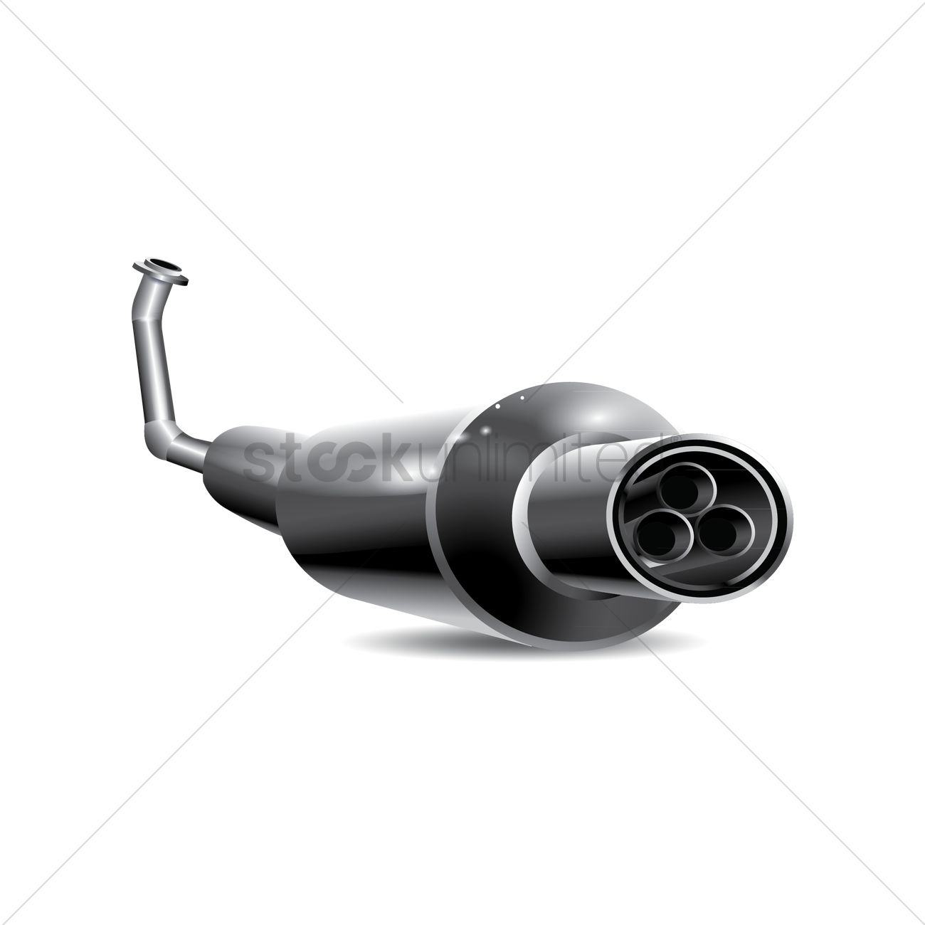1300x1300 Free Exhaust Pipe Vector Image