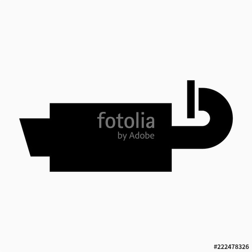 500x500 Glyph Beautiful Exhaust Pipe Vector Icon Stock Image And Royalty