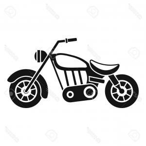 300x300 Photostock Vector Motorcycle Mechanic Silhouette Symbol