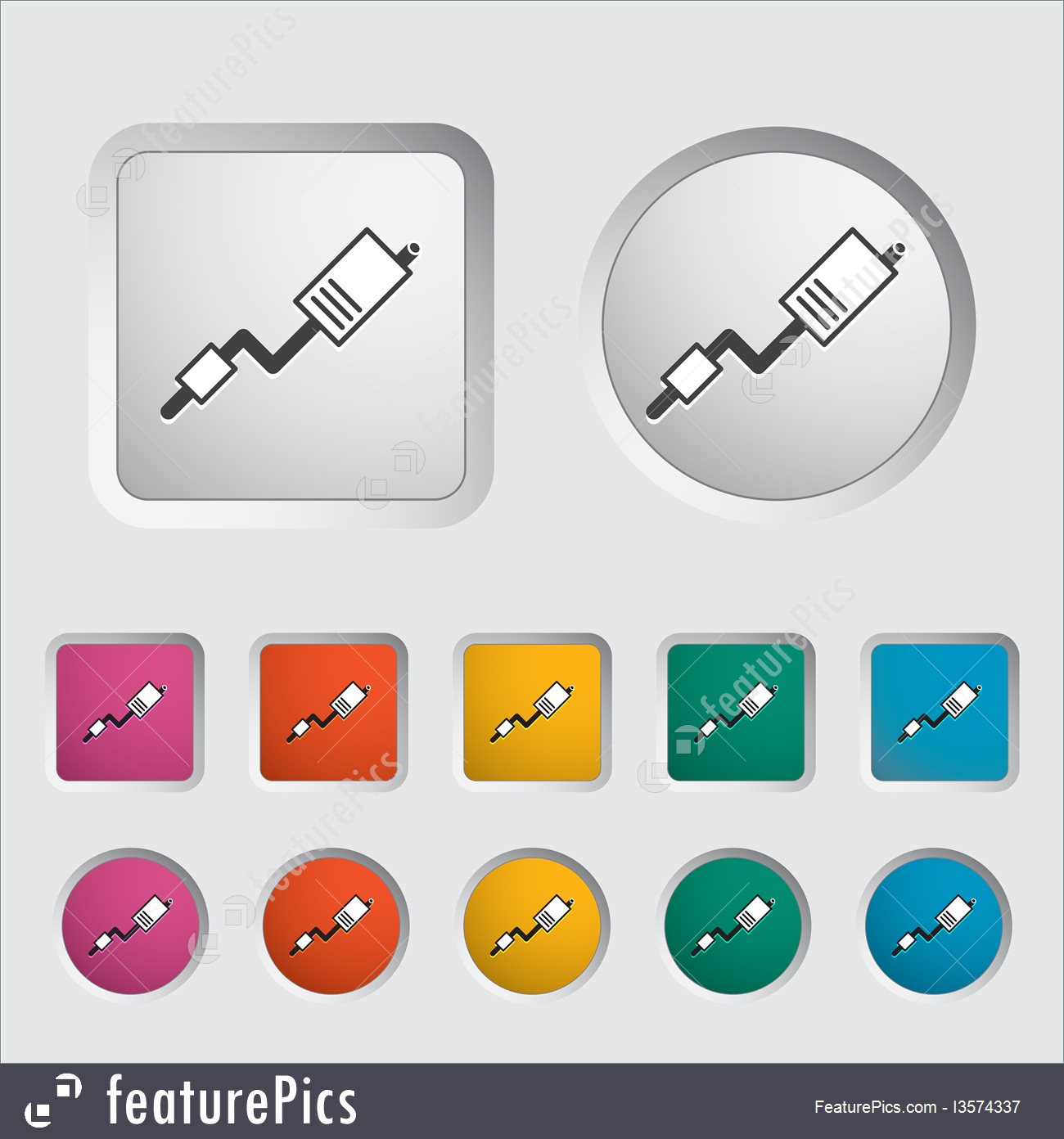 1300x1392 Emblems And Symbols Exhaust Pipe Single Icon