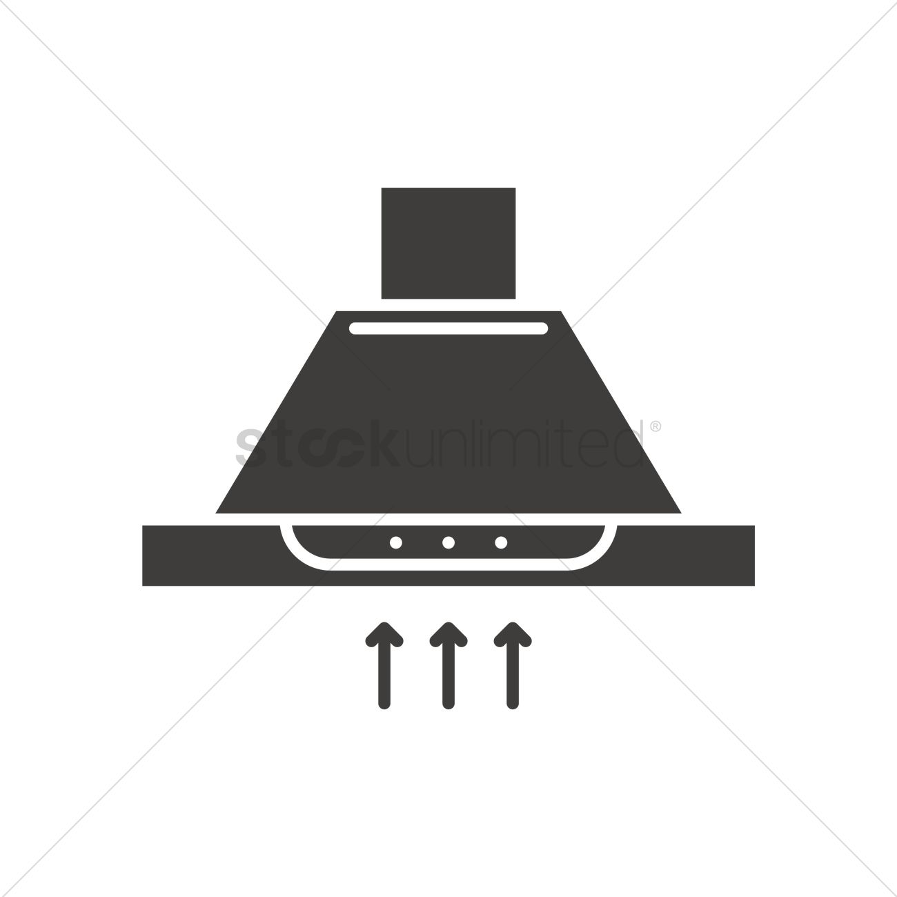 1300x1300 Exhaust Hood Vector Image
