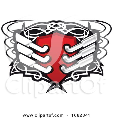 450x470 Clipart Racing Shield With Exhaust Mufflers
