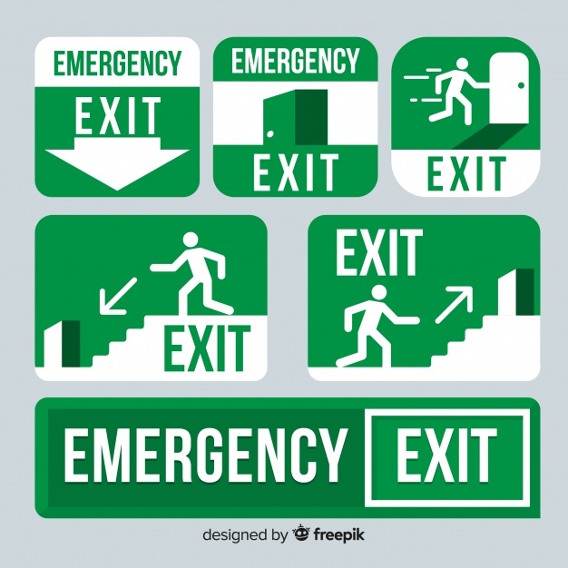 626x626 Exit Sign Vectors, Photos And Free Download