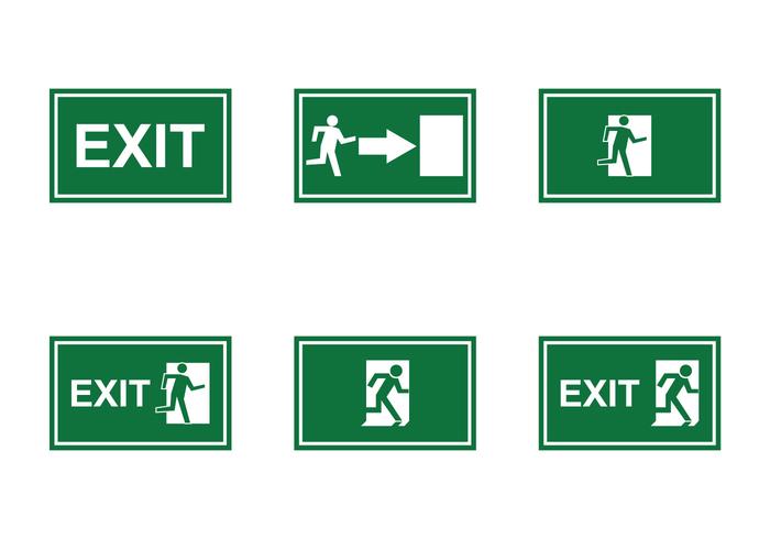 700x490 Free Emergency Exit Sign Vector
