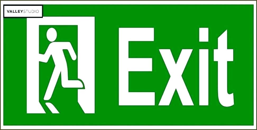 972x491 Exit Vector Road Sign Download At Templates Design Template No