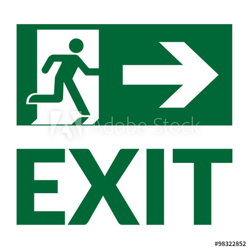 Exit Vector at Vectorified.com | Collection of Exit Vector free for ...