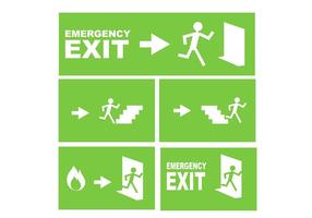286x200 Fire Exit Free Vector Art