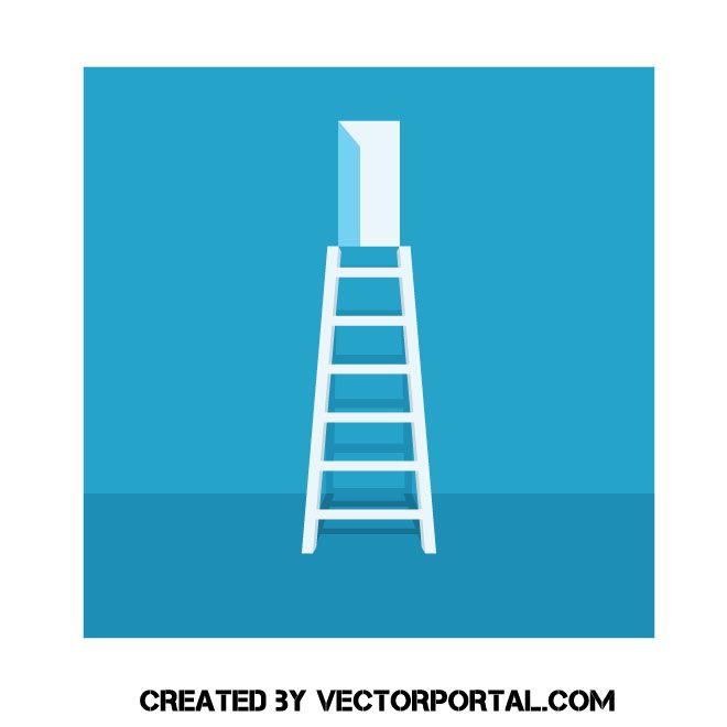 660x660 Ladder To Exit Vector Graphic Abstract Vector Illustrations