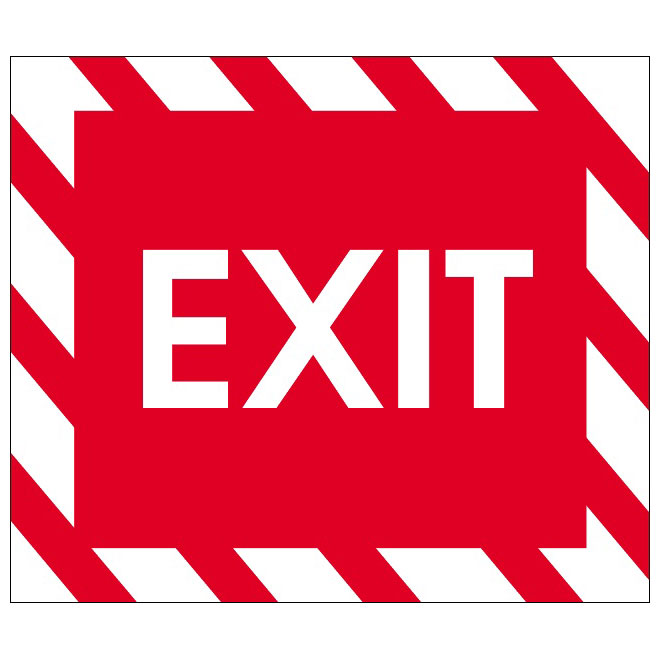 660x660 Exit Vector Sign