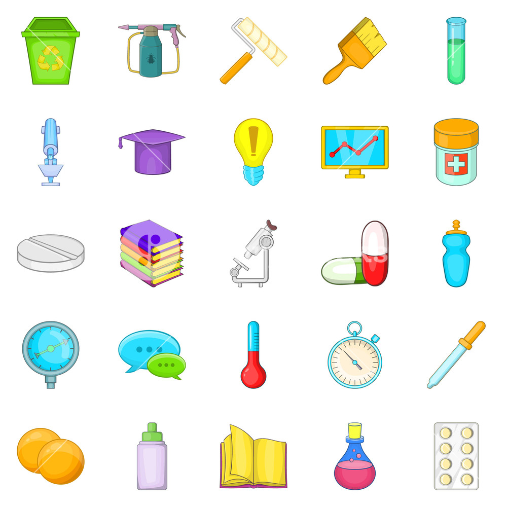 1000x1000 Experience Icons Set Cartoon Set Of Experience Vector Icons