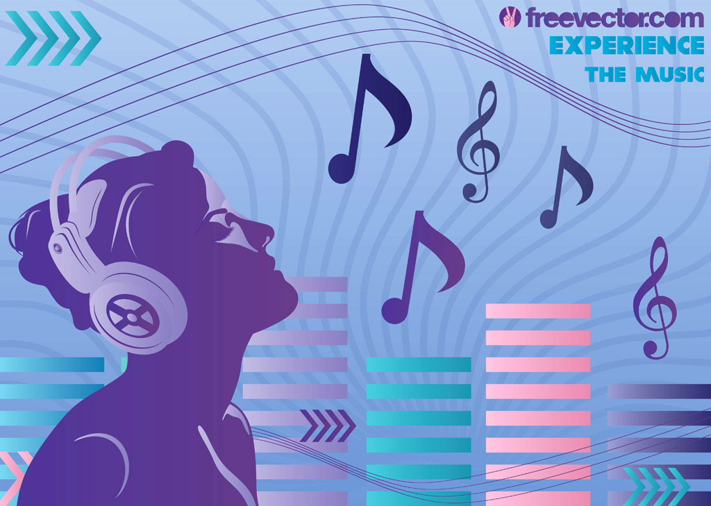 1024x729 Music Experience Vector Vector Art Graphics