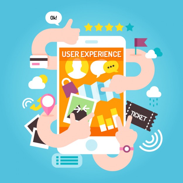 626x626 User Experience Design With Hands Vector Free Download