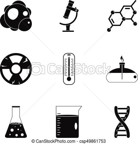 450x470 Chemical Experience Icon Set, Simple Style Chemical Experience