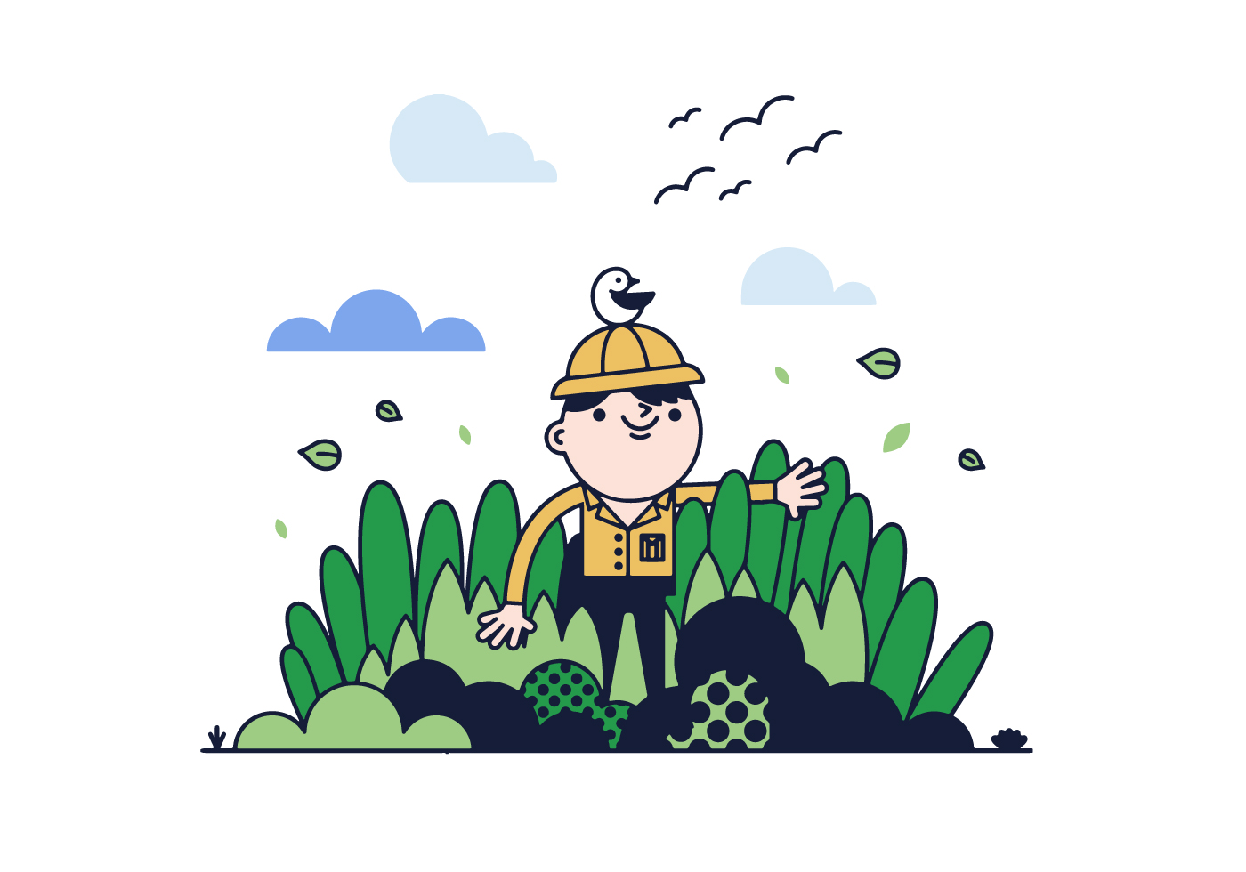 1400x980 Explorer Free Vector Art