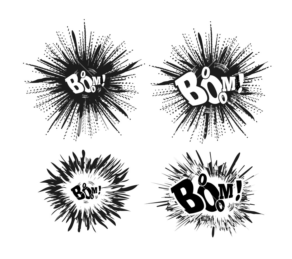 1000x886 Comic Speech Bubble Stars Explosion Vector Illustration Royalty