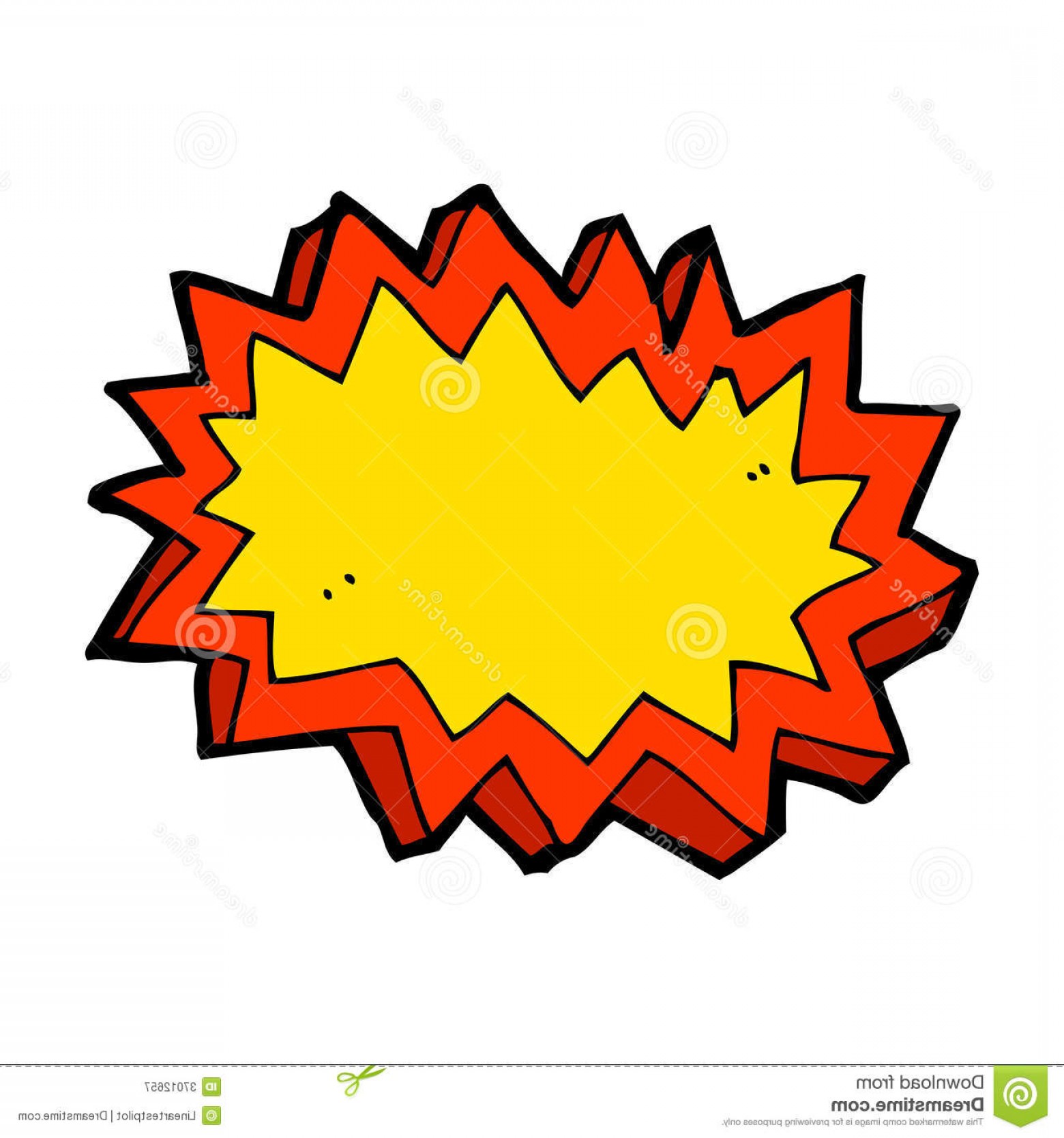 1560x1668 Royalty Free Stock Photography Cartoon Explosion Symbol Hand Drawn