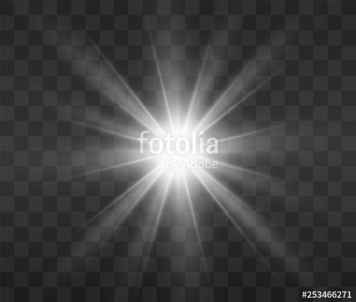 500x425 White Beautiful Light Explodes With A Transparent Explosion