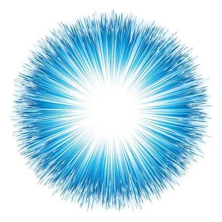 450x450 Blue Light Explosion Vector Illustration Royalty Free Vector