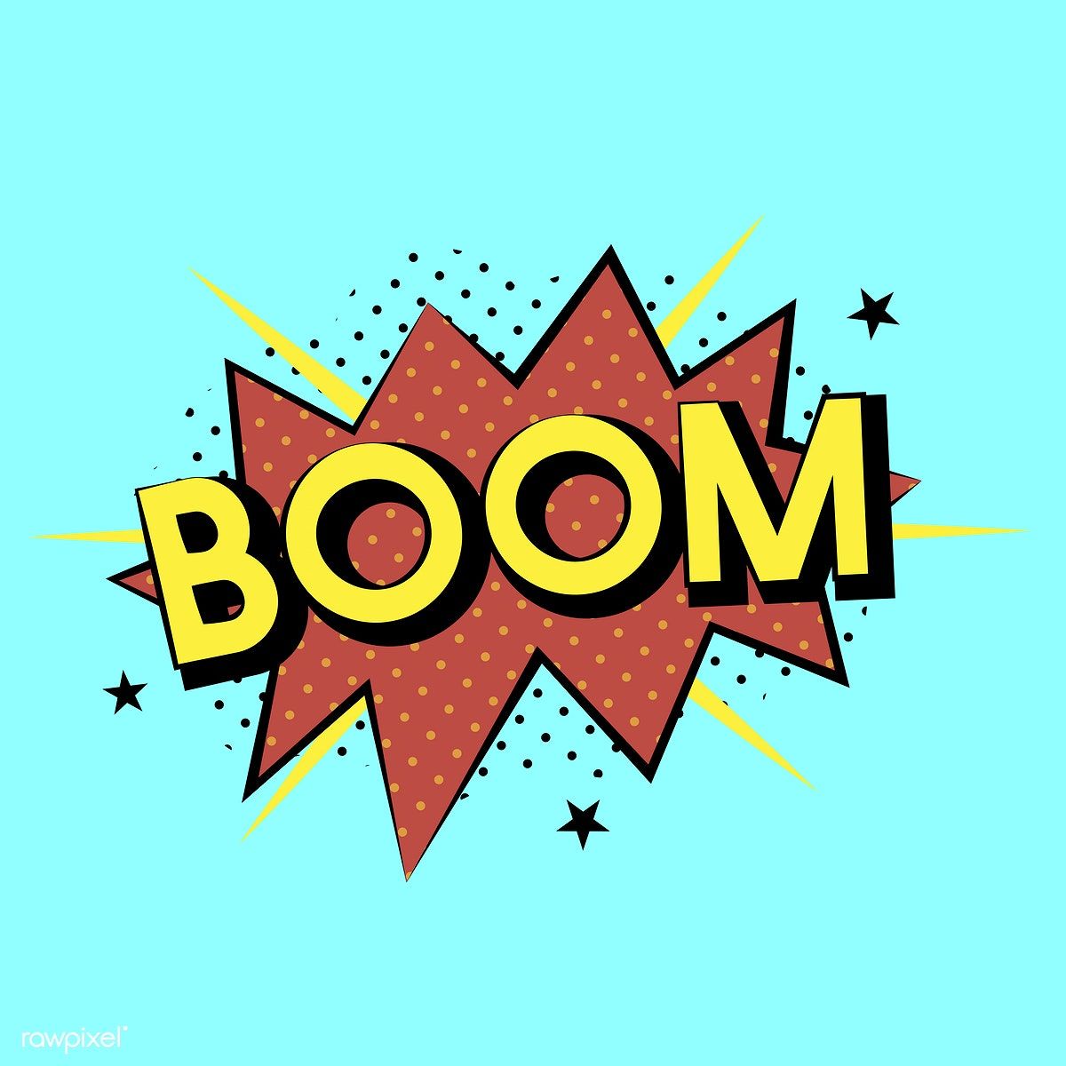 1200x1200 Boom Explosion Vector Free Image