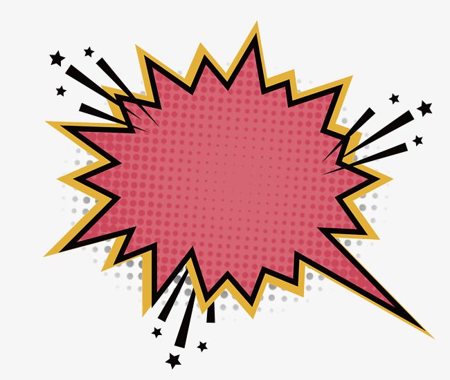 650x550 Vector Serigrafia Jagged Pink Explosion Stickers Png And Vector