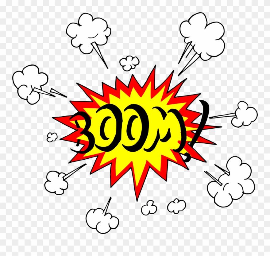 880x834 Clipart Explosion Vector