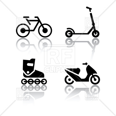 400x400 Entertainment And Extreme Sports Transport Facility Vector Image