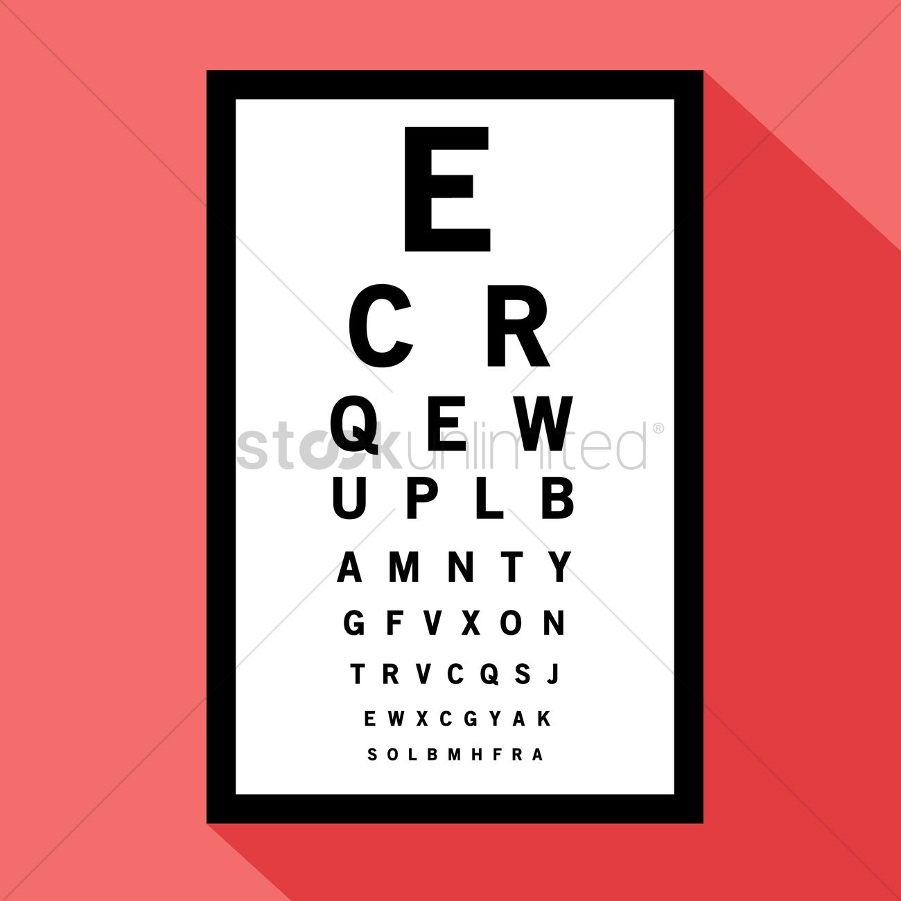 Eye Chart Vector at Collection of Eye Chart Vector