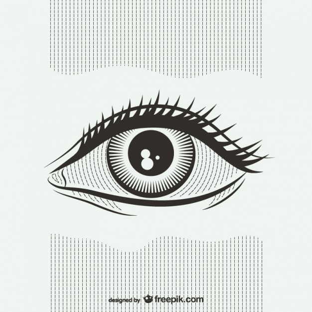 Black And White Eye Illustration Vector Free Download 626x626 Black And White Eye Illustration Vector Free Download