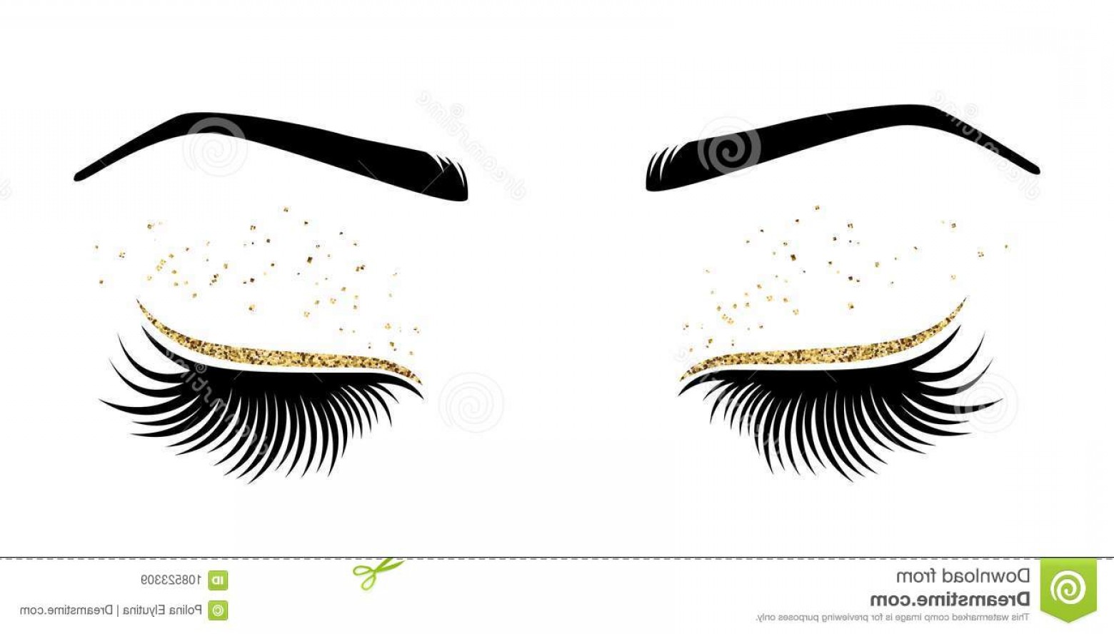 Eye Lash Vector at Vectorified.com | Collection of Eye Lash Vector free ...