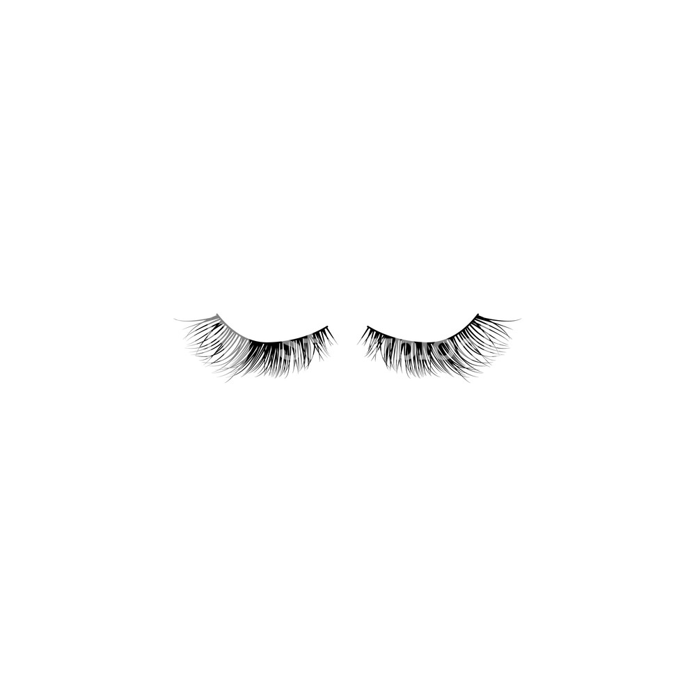 1000x1000 Eye Lashes Vector Icon Lashes Vector Royalty Free Stock Image